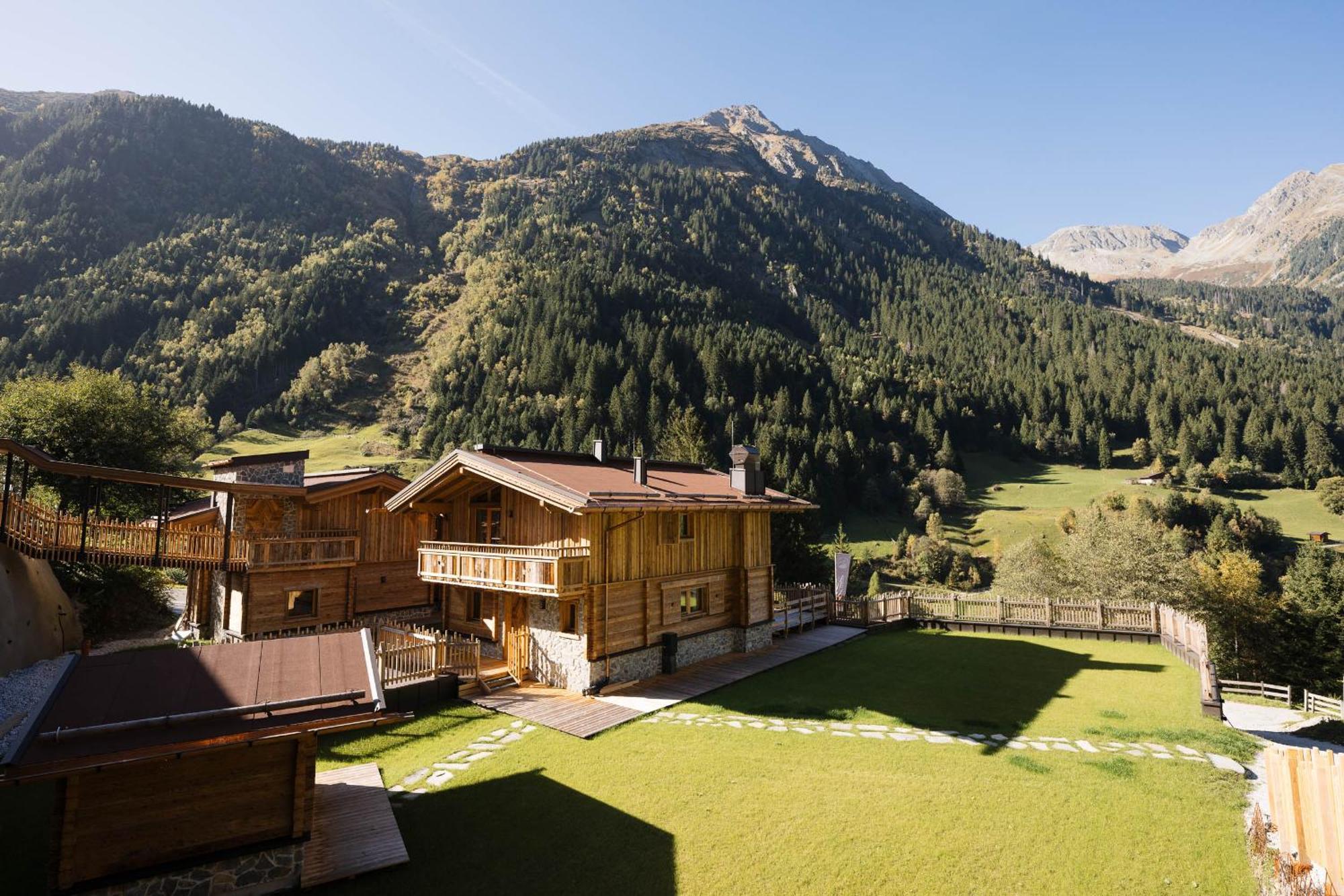 Вилла Gletscher-Chalet Stubai Нойштифт-им-Штубайталь Экстерьер фото