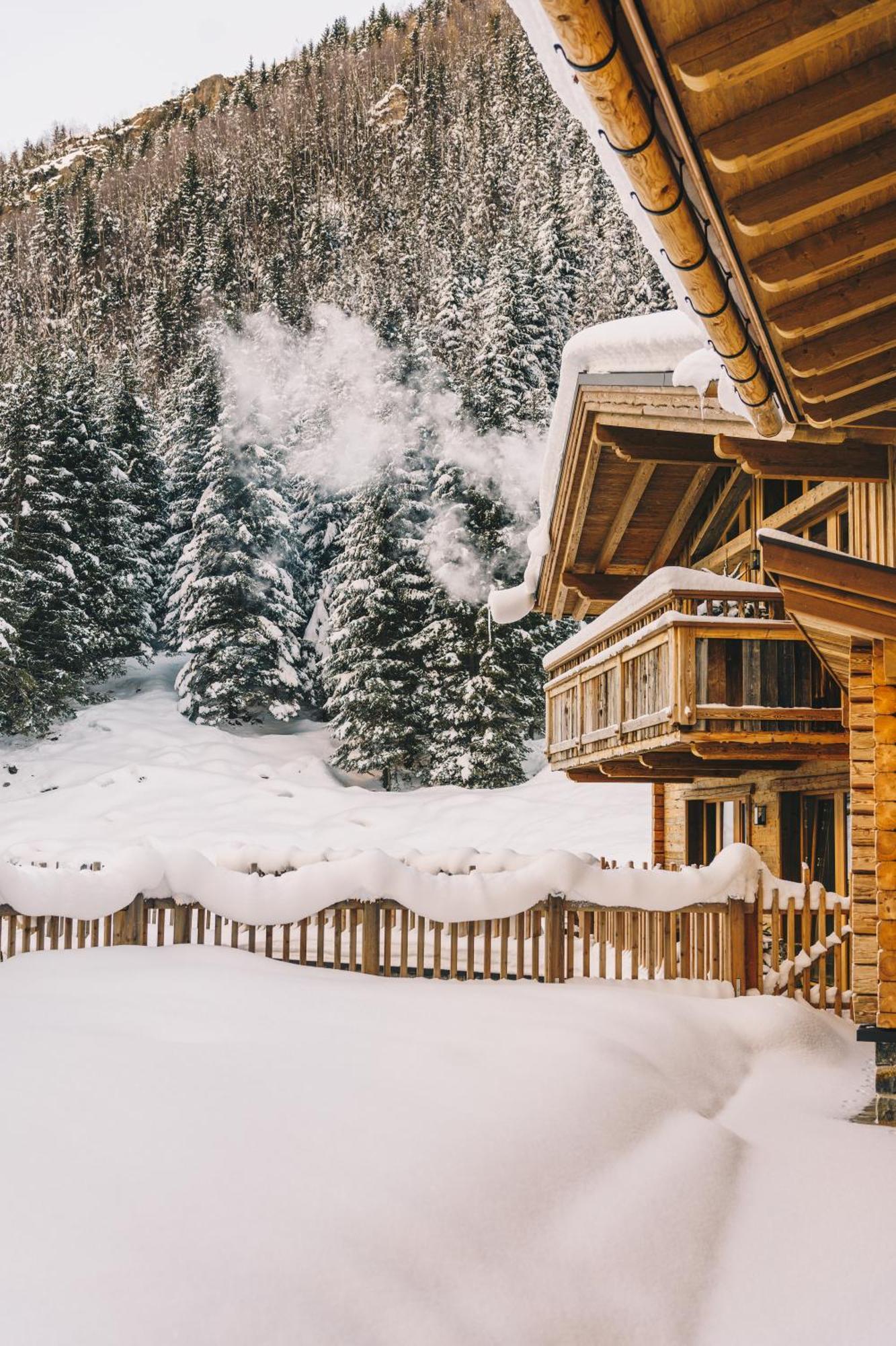 Вилла Gletscher-Chalet Stubai Нойштифт-им-Штубайталь Экстерьер фото