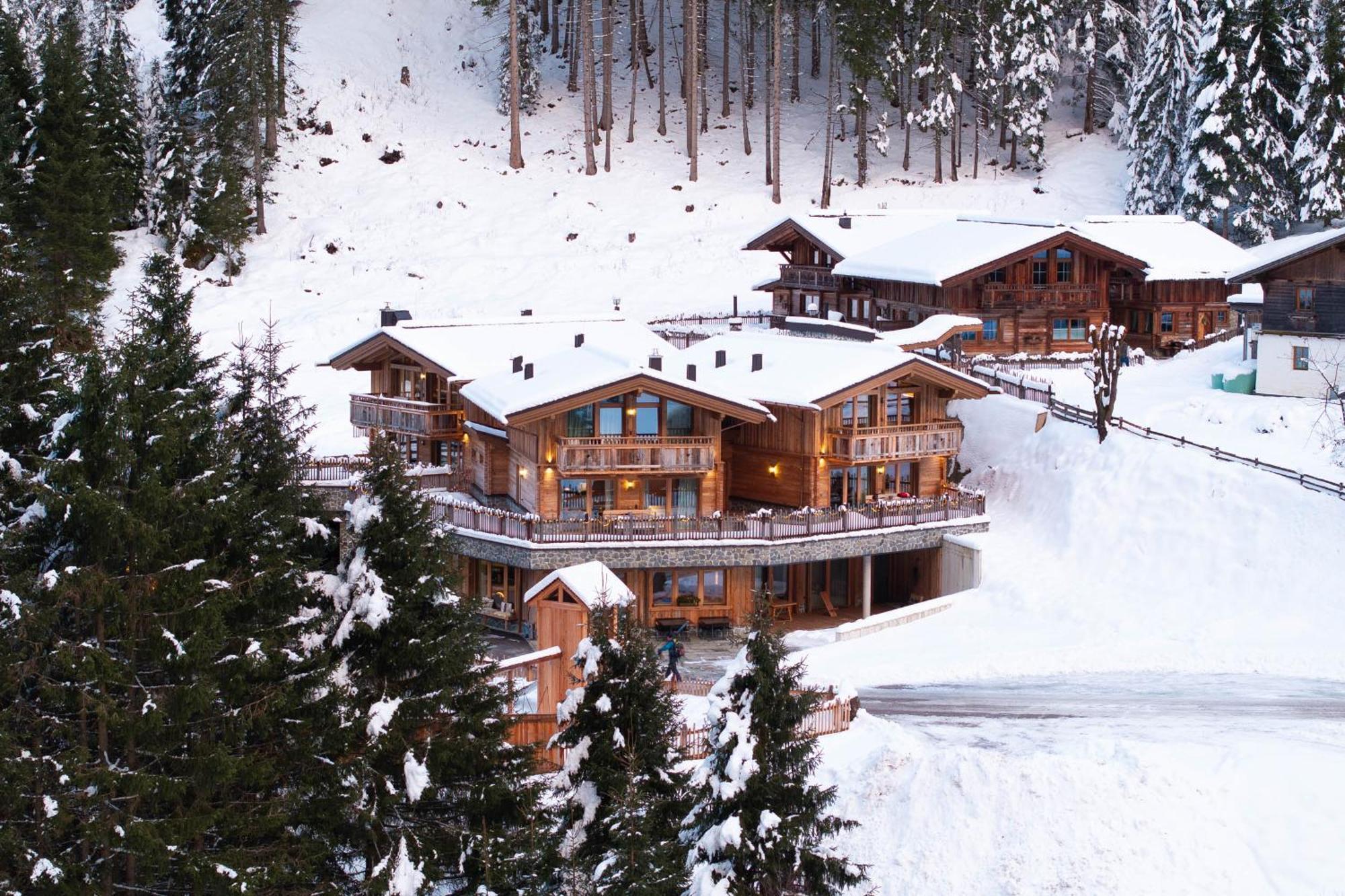 Вилла Gletscher-Chalet Stubai Нойштифт-им-Штубайталь Экстерьер фото